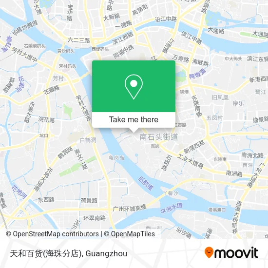 天和百货(海珠分店) map