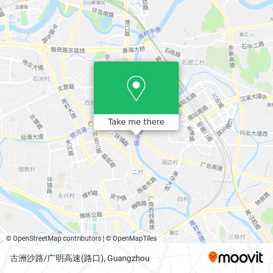 古洲沙路/广明高速(路口) map
