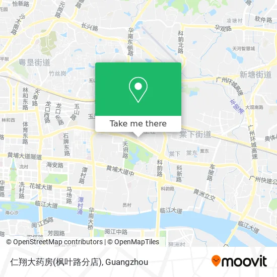 仁翔大药房(枫叶路分店) map