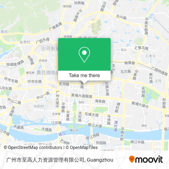 广州市至高人力资源管理有限公司 map