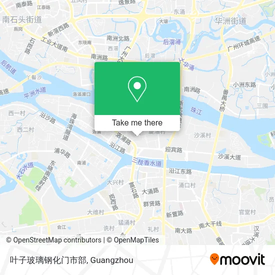 叶子玻璃钢化门市部 map