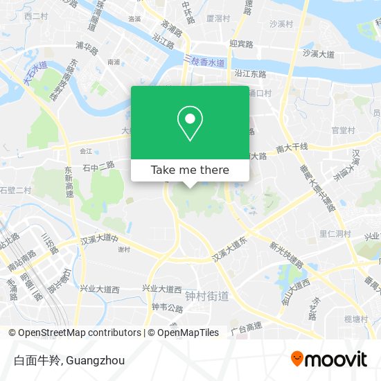 白面牛羚 map