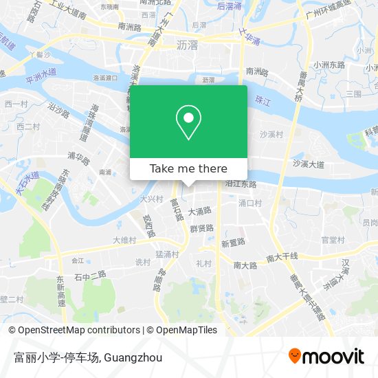 富丽小学-停车场 map