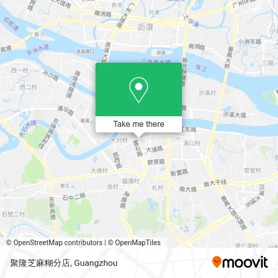 聚隆芝麻糊分店 map
