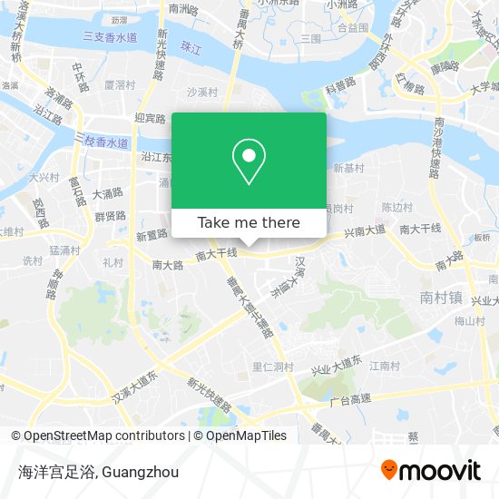 海洋宫足浴 map
