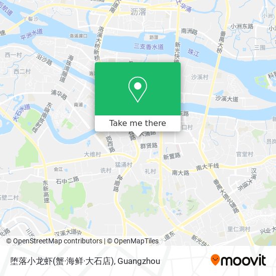 堕落小龙虾(蟹·海鲜·大石店) map
