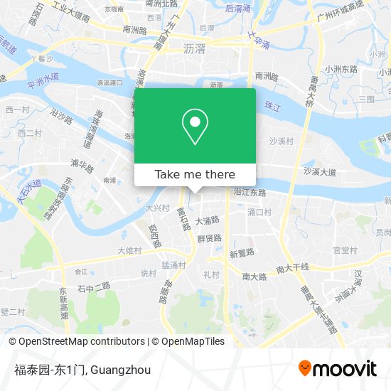 福泰园-东1门 map