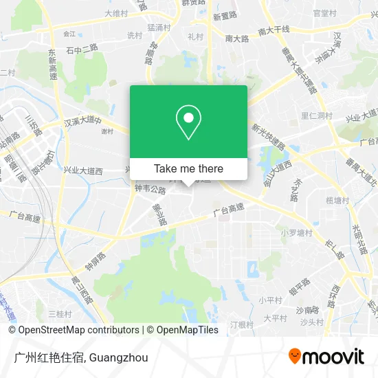广州红艳住宿 map