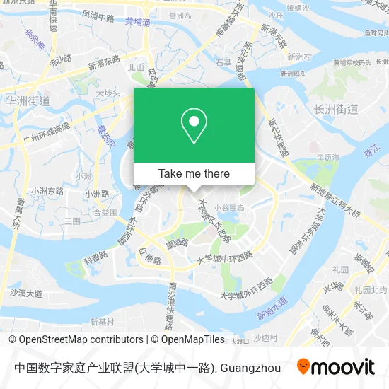 中国数字家庭产业联盟(大学城中一路) map