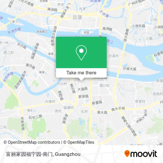 富丽家园福宁园-南门 map