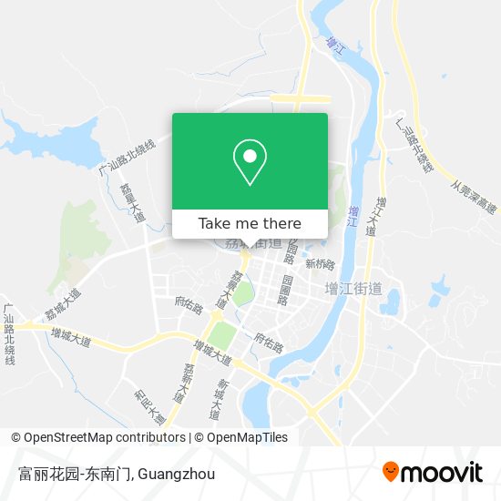 富丽花园-东南门 map