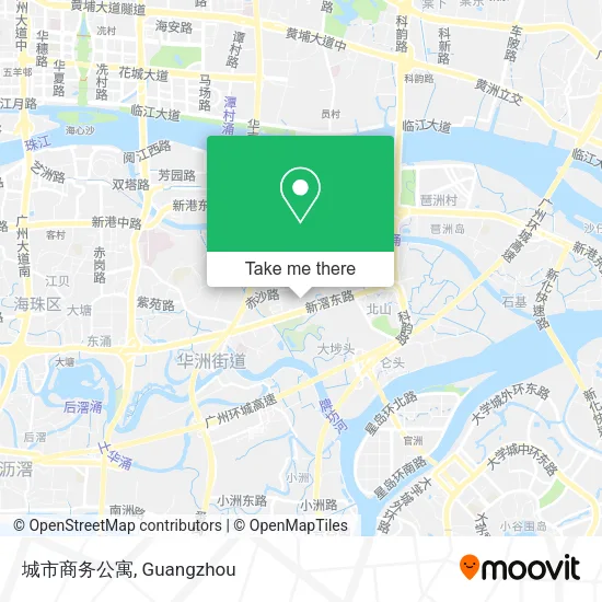 城市商务公寓 map