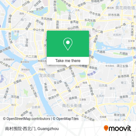 南村围院-西北门 map