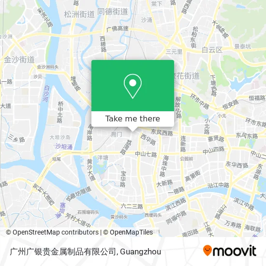 广州广银贵金属制品有限公司 map