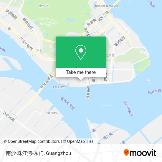南沙·珠江湾-东门 map
