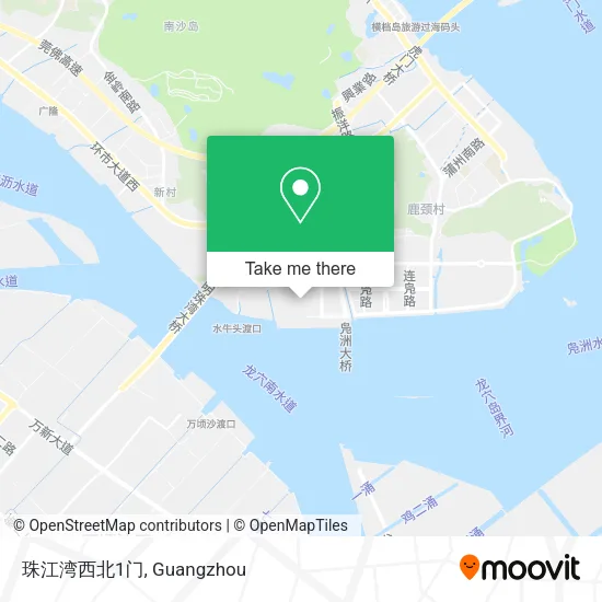 珠江湾西北1门 map