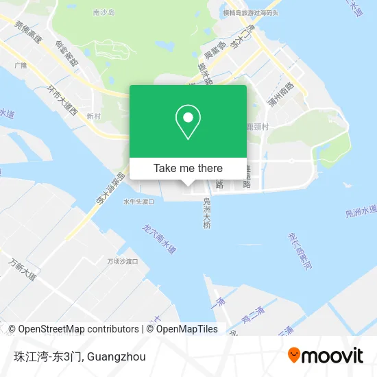 珠江湾-东3门 map