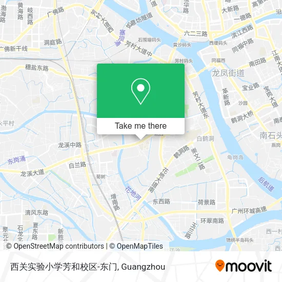 西关实验小学芳和校区-东门 map