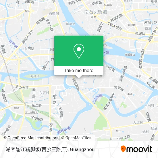 潮客隆江猪脚饭(西乡三路店) map