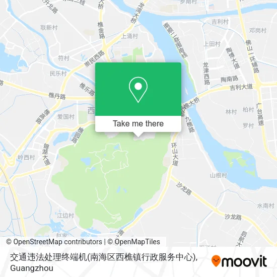 交通违法处理终端机(南海区西樵镇行政服务中心) map