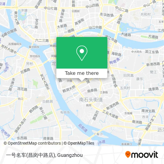 一号名车(昌岗中路店) map
