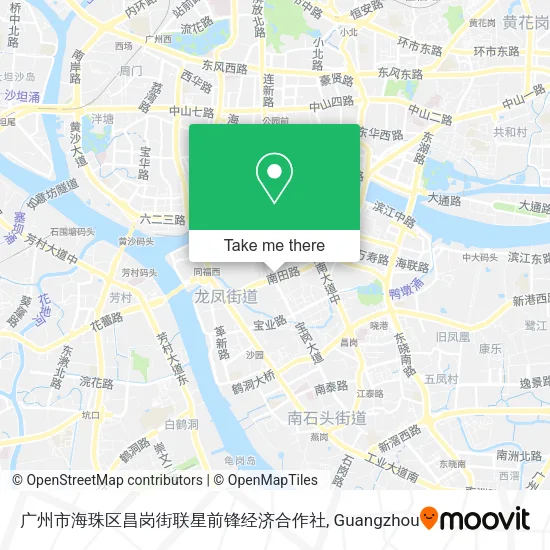 广州市海珠区昌岗街联星前锋经济合作社 map