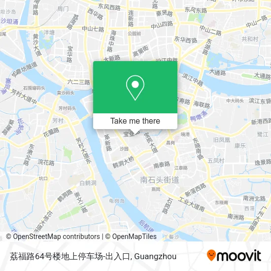 荔福路64号楼地上停车场-出入口 map