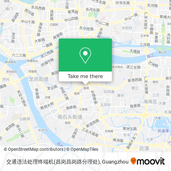 交通违法处理终端机(昌岗昌岗路分理处) map