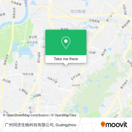 广州同济生物科技有限公司 map