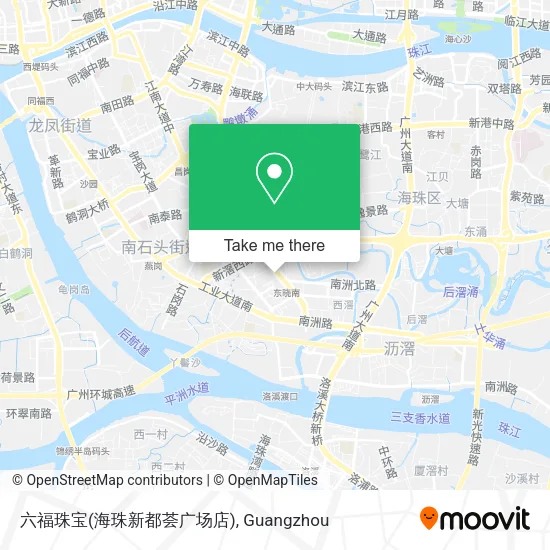 六福珠宝(海珠新都荟广场店) map