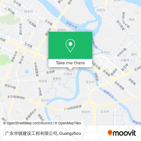 广东华骏建设工程有限公司 map