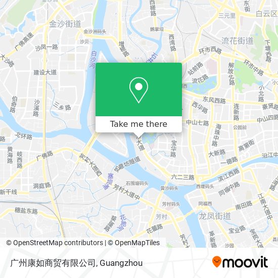 广州康如商贸有限公司 map