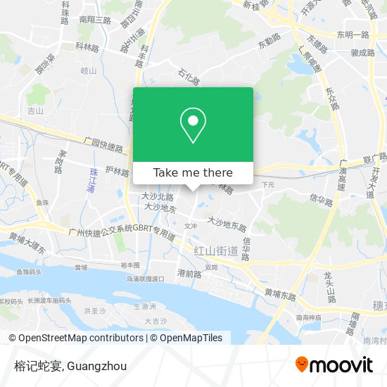 榕记蛇宴 map