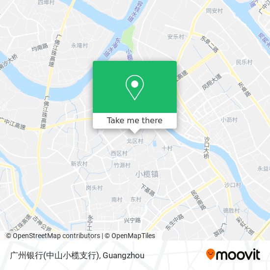 广州银行(中山小榄支行) map