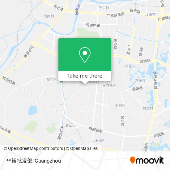 华裕批发部 map