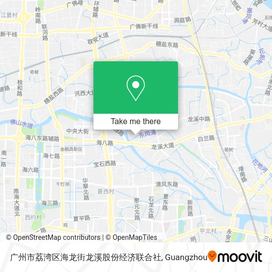 广州市荔湾区海龙街龙溪股份经济联合社 map