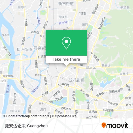 捷安达仓库 map