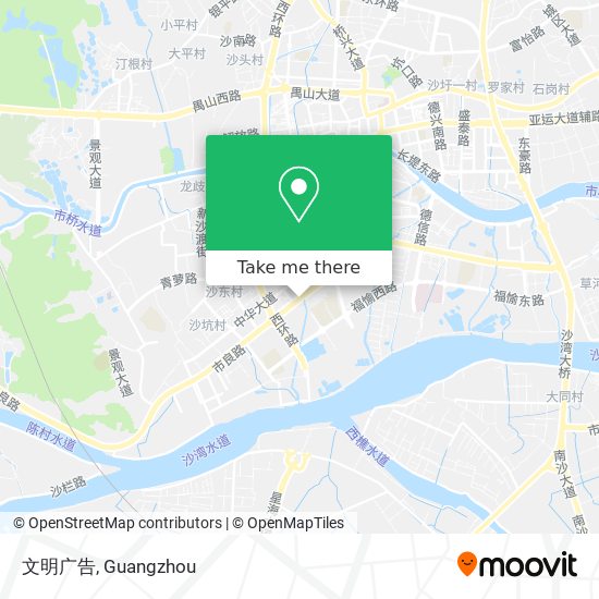 文明广告 map