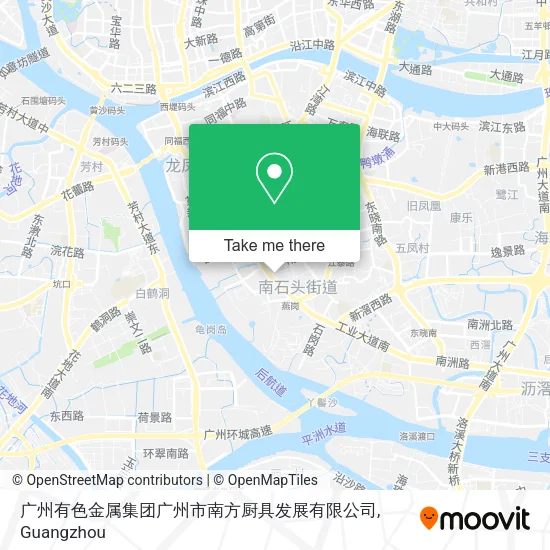 广州有色金属集团广州市南方厨具发展有限公司 map