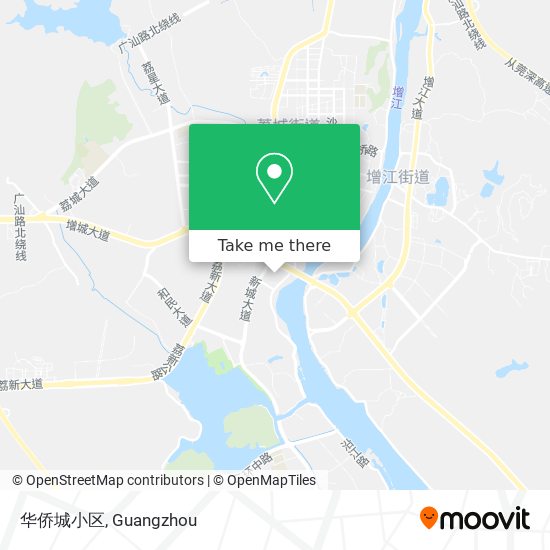 华侨城小区 map