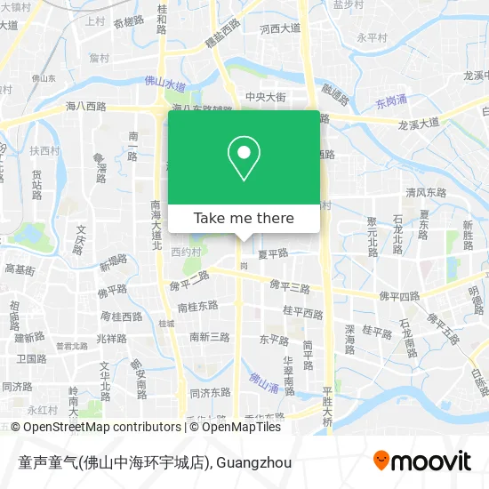 童声童气(佛山中海环宇城店) map