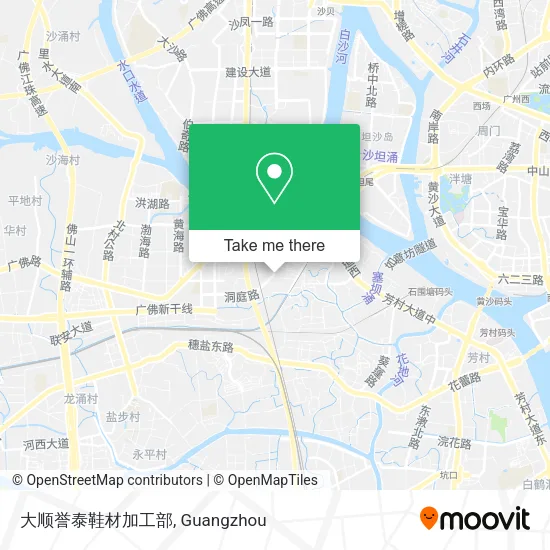 大顺誉泰鞋材加工部 map