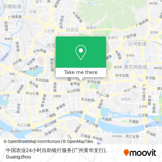 中国农业24小时自助银行服务(广州黄华支行) map