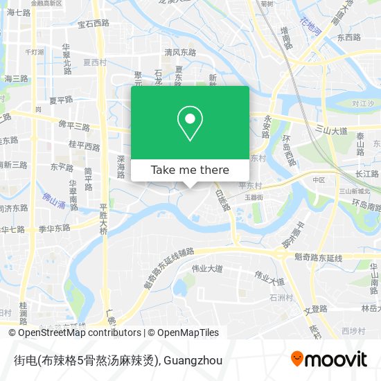 街电(布辣格5骨熬汤麻辣烫) map