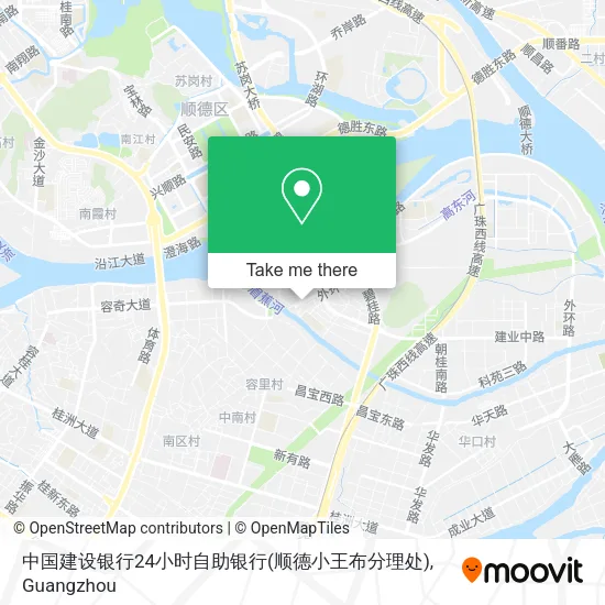 中国建设银行24小时自助银行(顺德小王布分理处) map