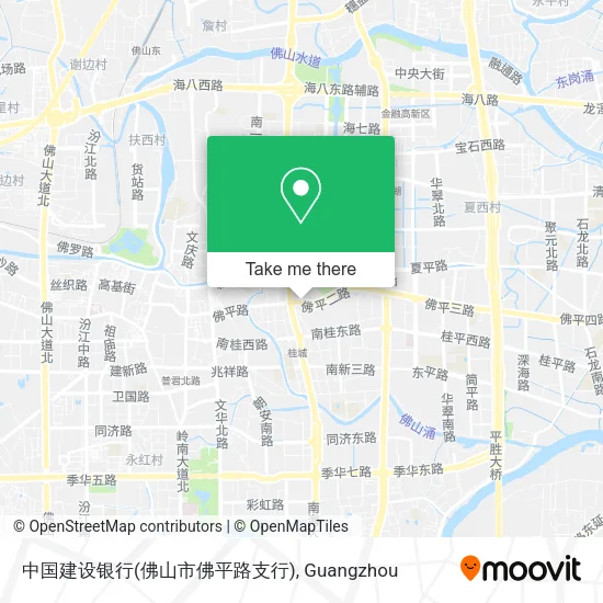 中国建设银行(佛山市佛平路支行) map