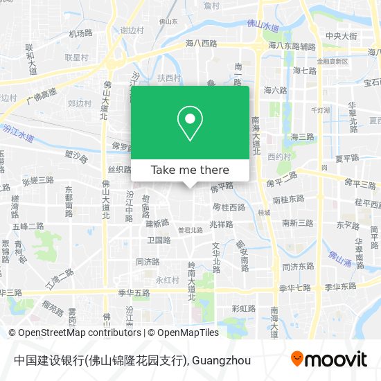 中国建设银行(佛山锦隆花园支行) map