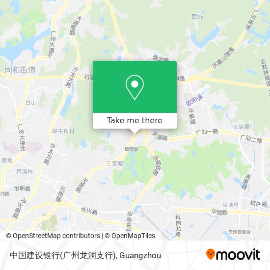 中国建设银行(广州龙洞支行) map