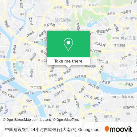 中国建设银行24小时自助银行(大南路) map