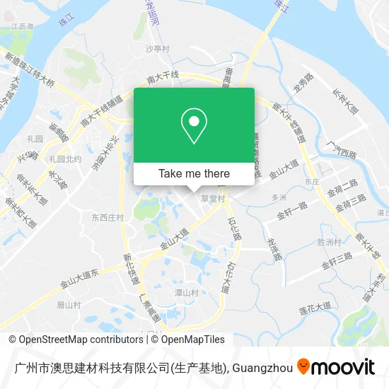 广州市澳思建材科技有限公司(生产基地) map